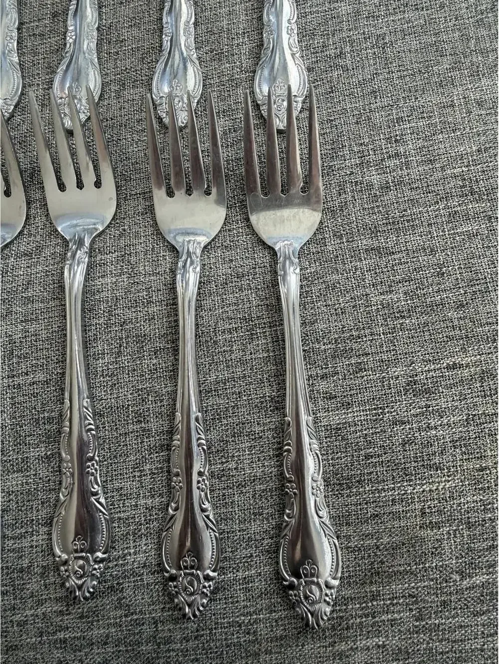 Oneida Northland Stainless Steel Malmaison Salad Fork Set Of 12